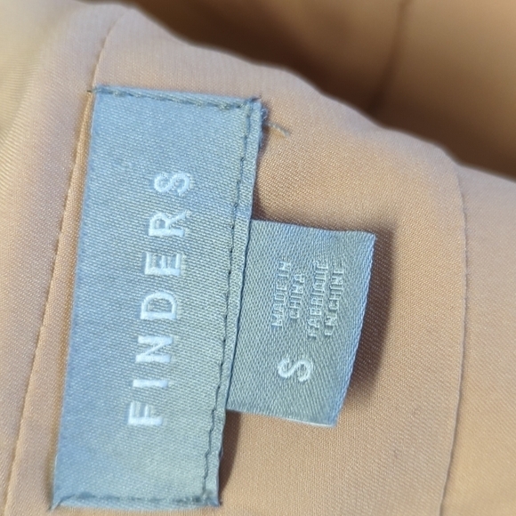 Finders Oblivion One Cold Shoulder Mini Dress Peach S cocktail wedding evening - Picture 9 of 11